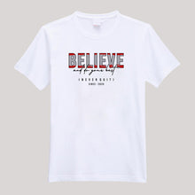 Load image into Gallery viewer, T-Shirt For Men or Women Believe Beautiful T Shirts HD Print T Shirt