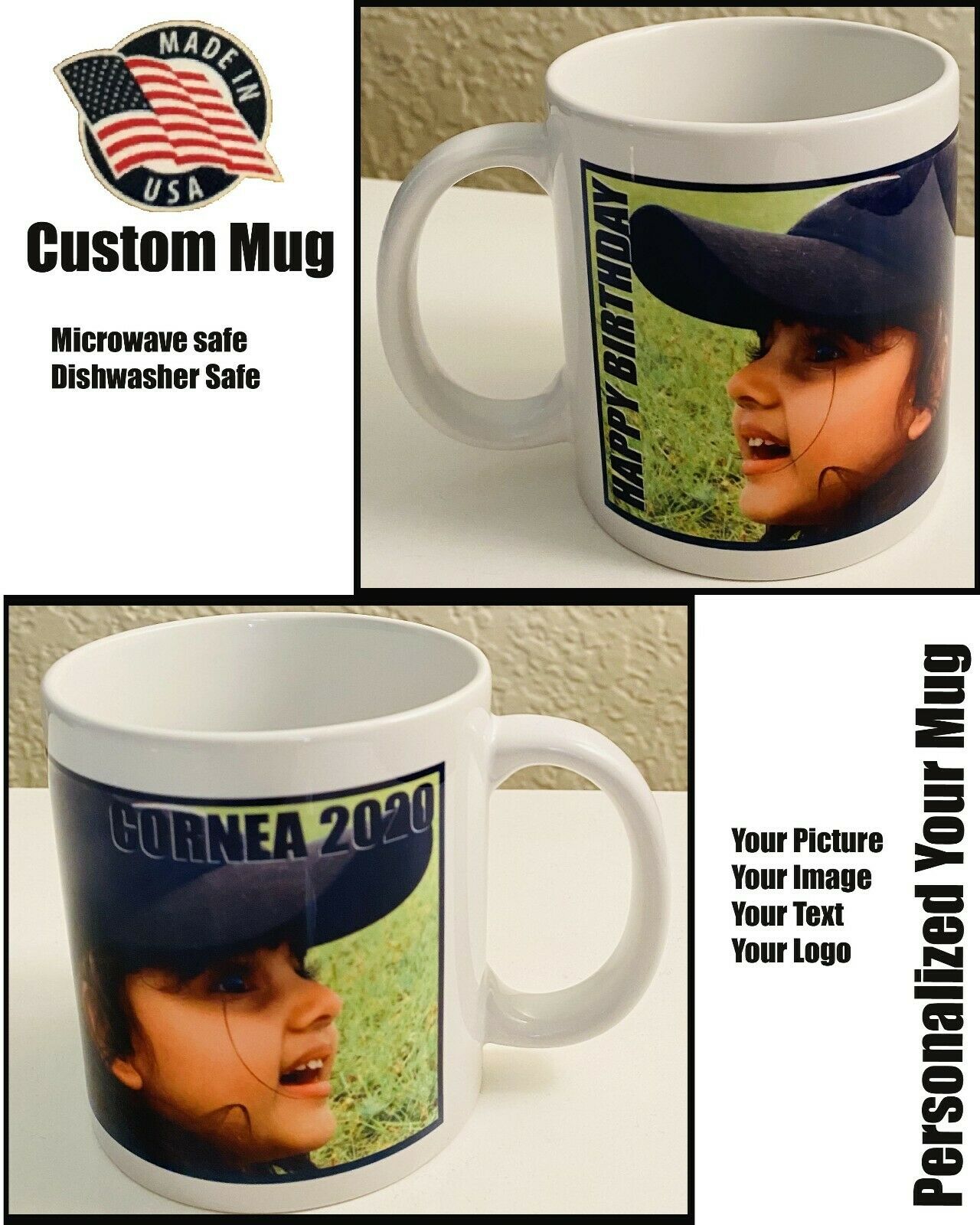 Custom Mug Any Image Photo Text To Your Coffee Mug Custom Coffee Mug –  Tshirts-Graphic