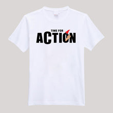 Load image into Gallery viewer, T-Shirt For Men or Women Time For Action Beautiful HD Print T Shirt