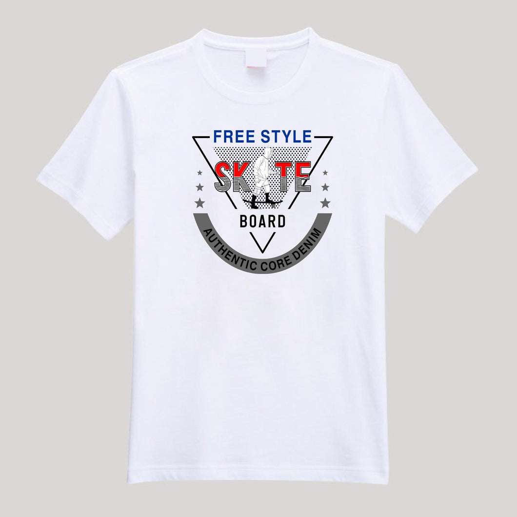 T-Shirt For Men or Women Free Style Skate Beautiful HD Print T Shirt