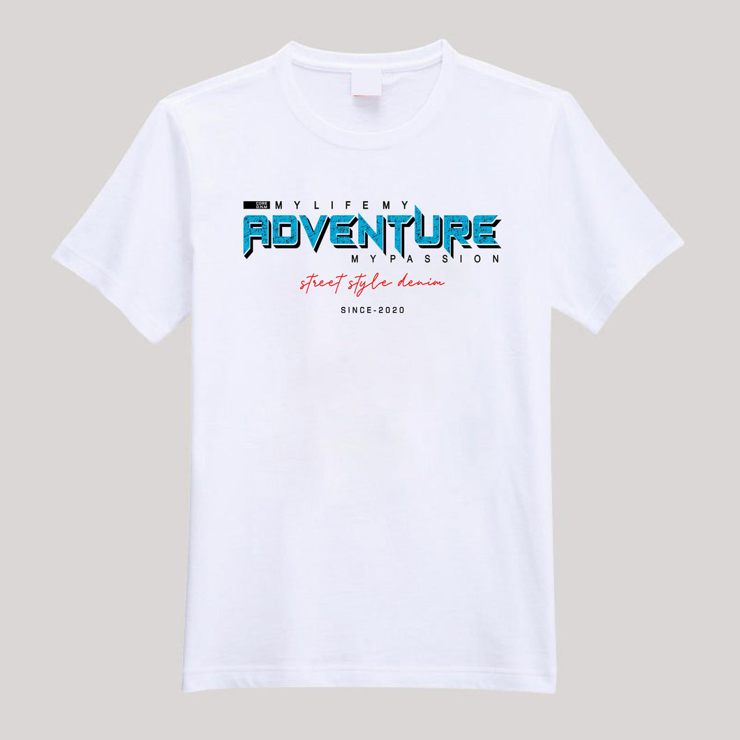 T-Shirt For Men & Women ADVENTURE10.5x3.9design Beautiful HD Print T Shirt