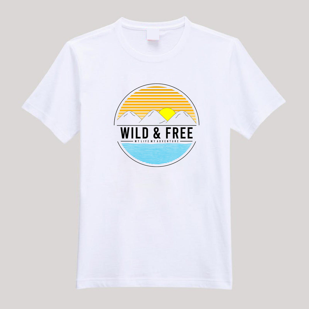 T-Shirt For Men & Women WILDANDFREE8x8design Beautiful HD Print T Shirt