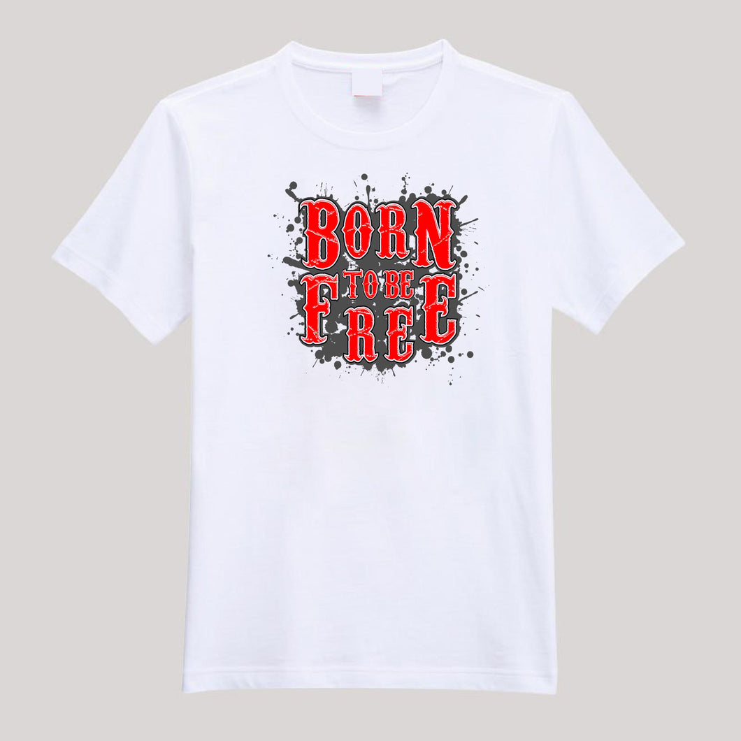 T-Shirt For Men & Women borntobefree8x8design Beautiful HD Print T Shirt