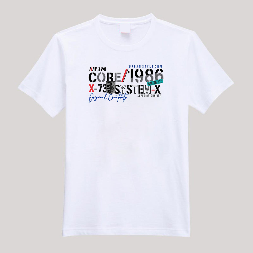 T-Shirt For Men or Women Core 1986 Beautiful HD Print T Shirt