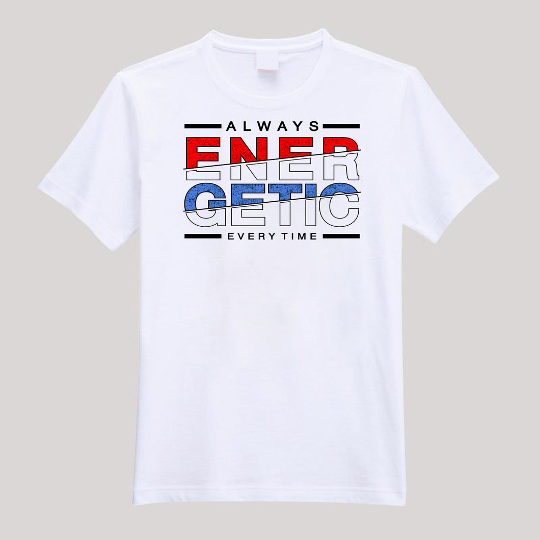 T-Shirt For Men or Women Energetic Beautiful T-Shirts HD Print T Shirt