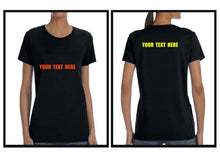 Load image into Gallery viewer, custom cotton t shirt for women add your text to your T-Shirt
