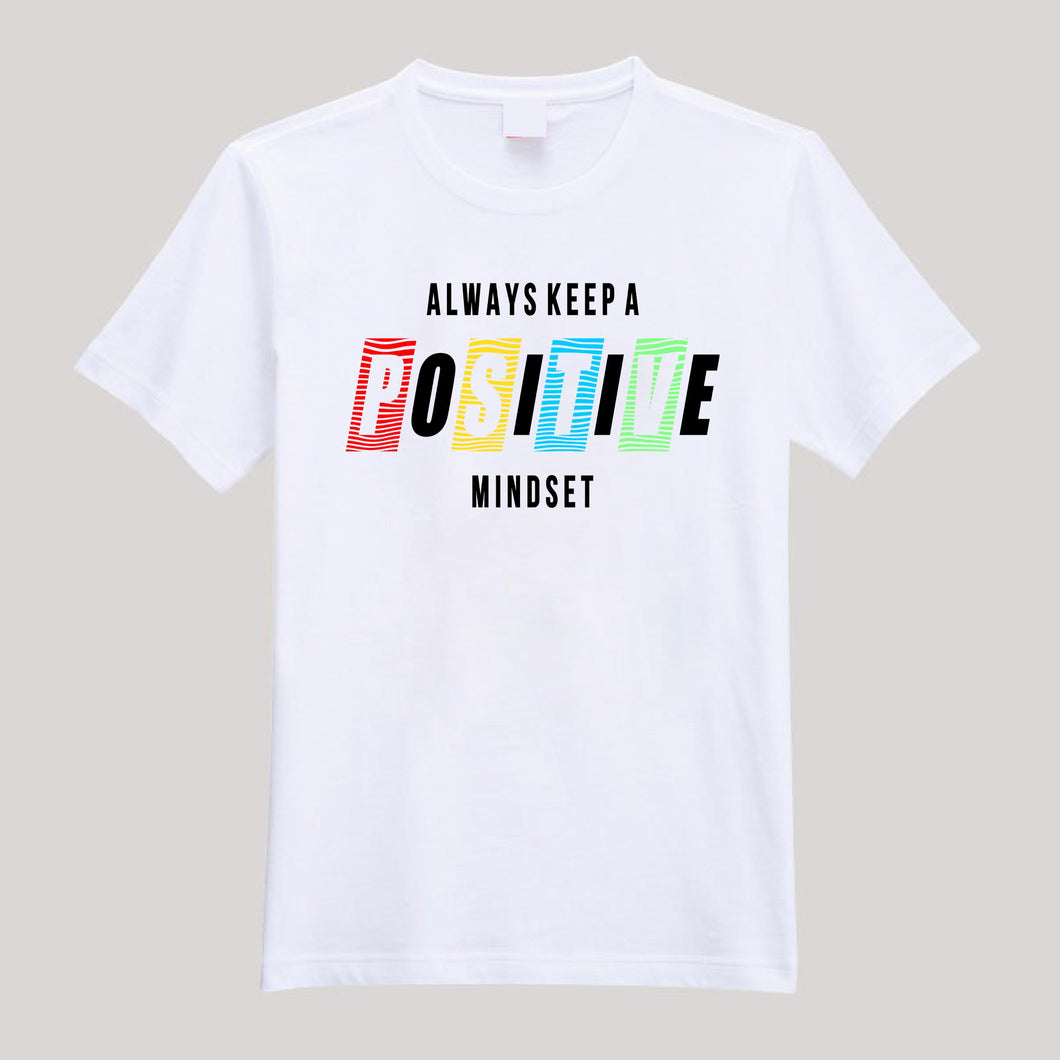 T-Shirt For Men & Women positivethinking10.5x5.5design Beautiful HD Print T Shirt