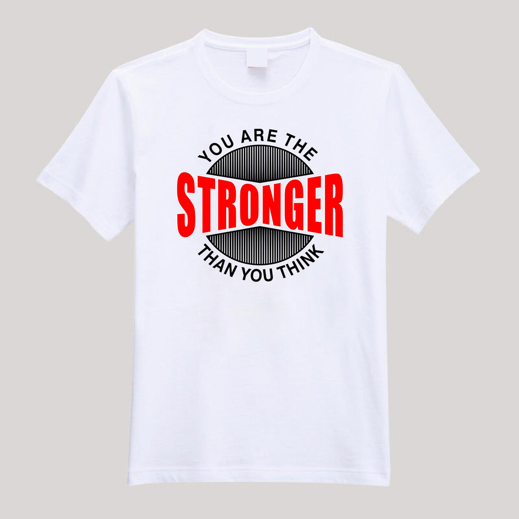 T-Shirt For Men & Women stronger8x8design Beautiful HD Print T Shirt