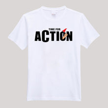 Load image into Gallery viewer, T-Shirt For Men or Women Time For Action Beautiful HD Print T Shirt
