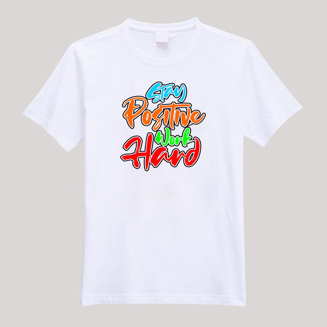 T-Shirt For Men & Women workhard8x8design Beautiful HD Print T Shirt
