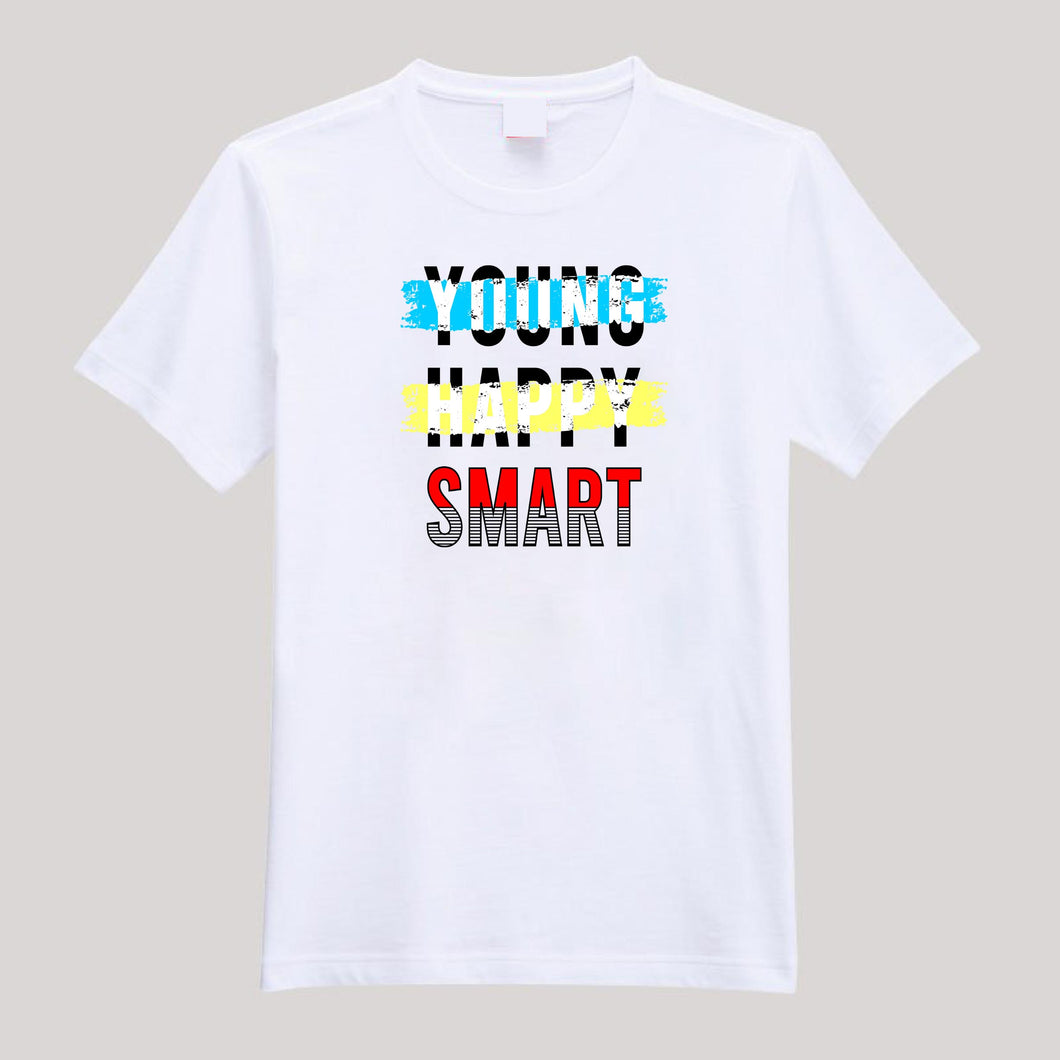 T-Shirt For Men or Women Young Happy Beautiful HD Print T Shirt